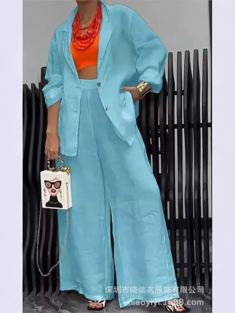Ciara Blazer   Pants Sets (2pcs)