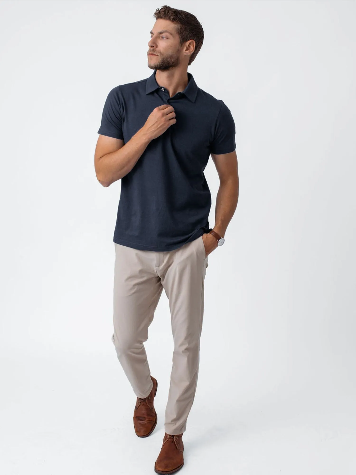 Indigo Blue Torrey Polo FINAL SALE