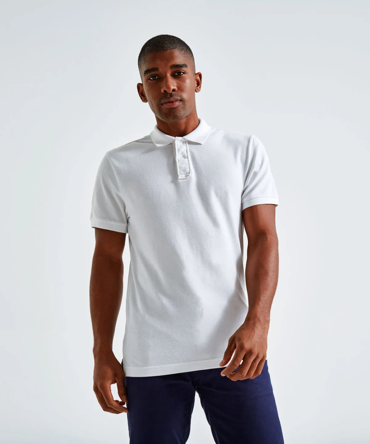 Mens infinity stretch polo | Slate
