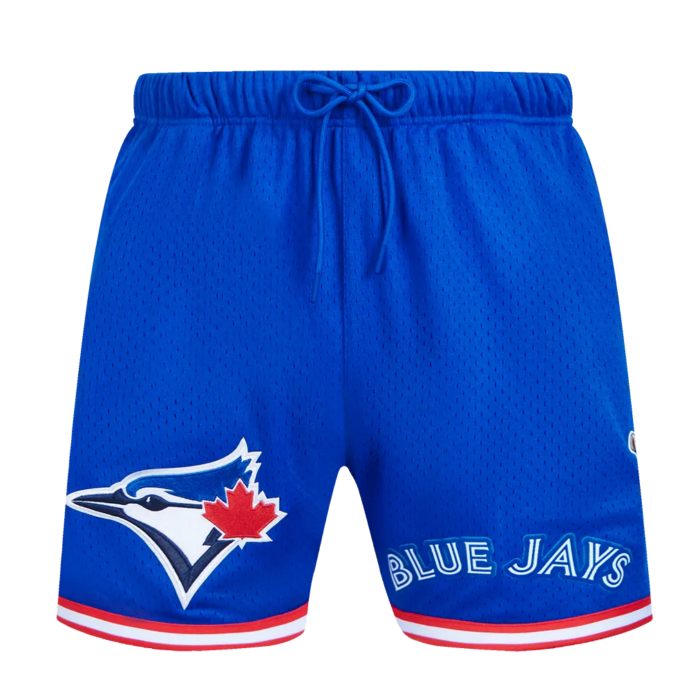 MLB TORONTO BLUE JAYS CLASSIC MESH MEN'S SHORT (ROYAL BLUE/RED)