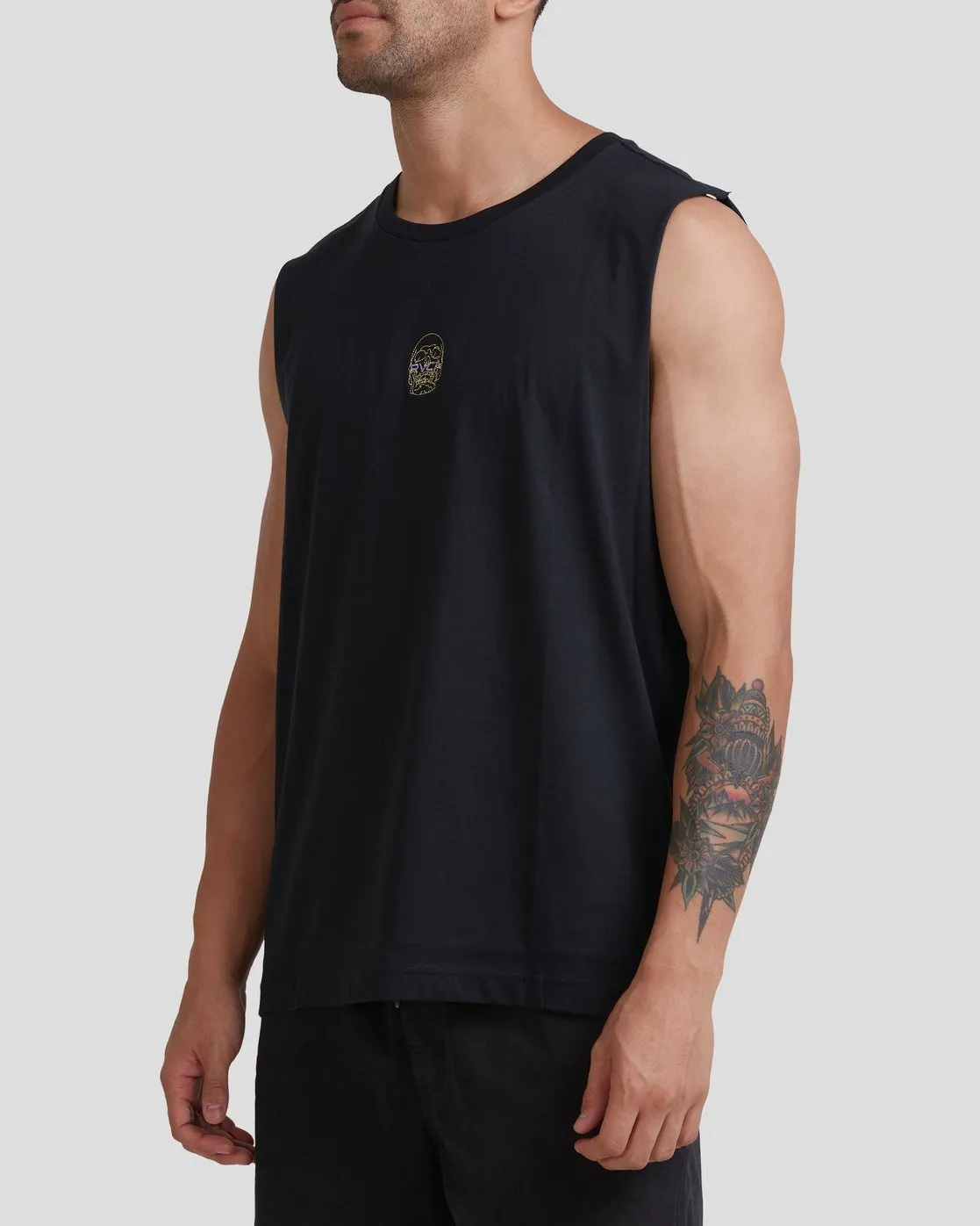VA Skulls Muscle - Black