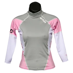 Women's Long Sleeve Anti-UV Snorkeling Lycra Rash Guard Top