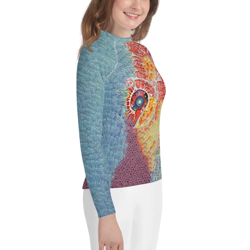 Youth Rash Guard Spiral of Life